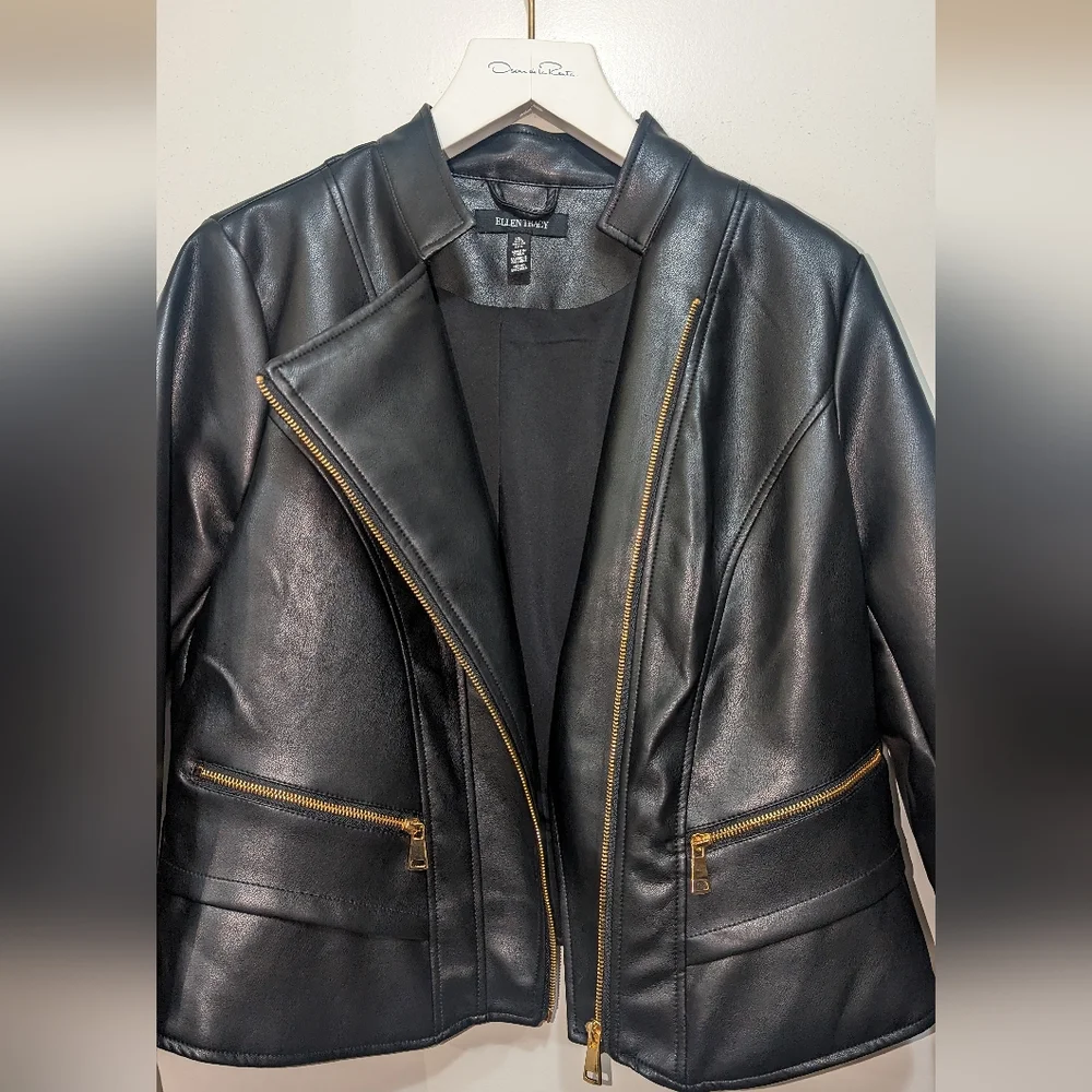 Faux Leather Jacket - Picture 2 of 6